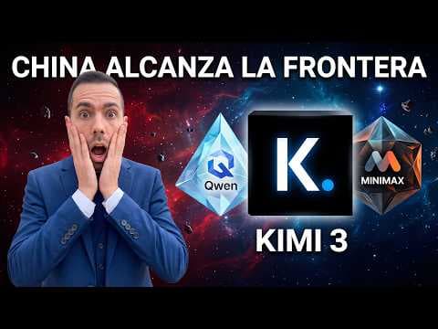 Miniatura: 💥 Noticias de IA🔥 ¡CHINA GOLPEA FUERTE! Kimi K3, Qwen 3.8 y MiniMax M3.1 Rompen el Mercado